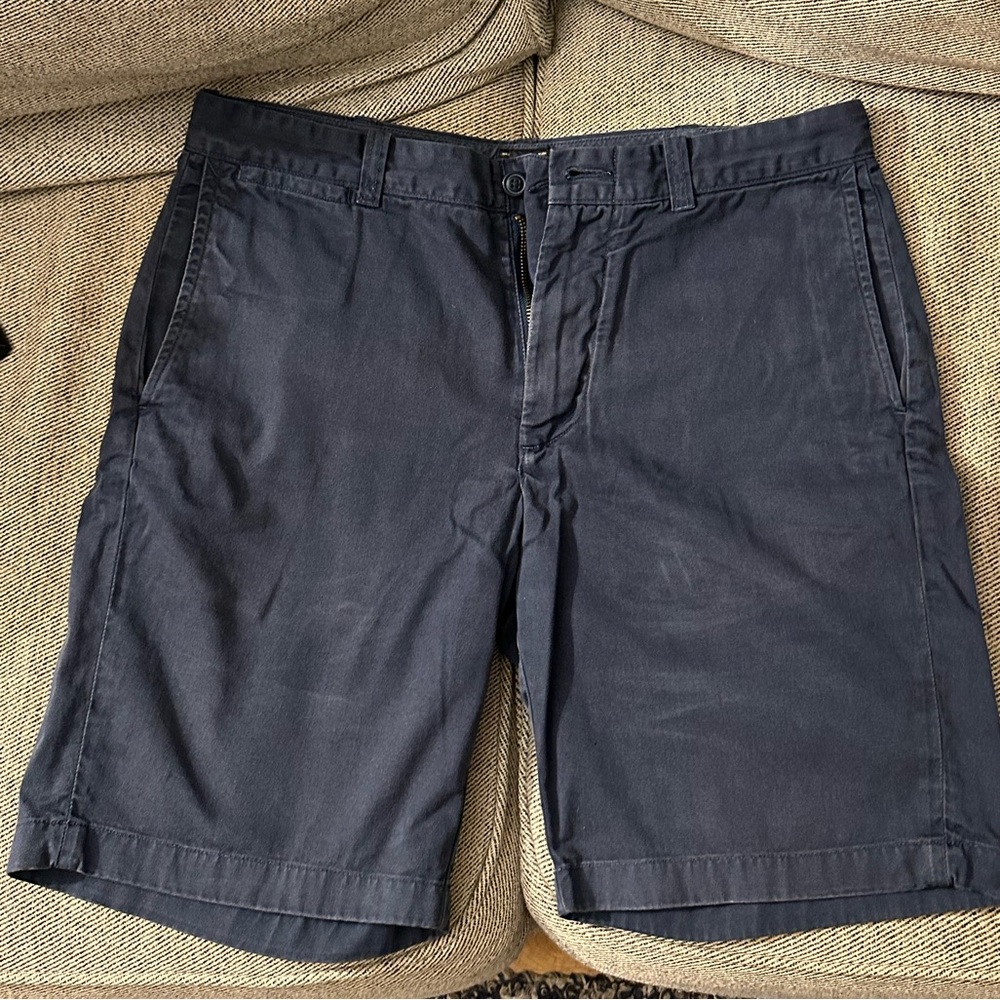 JCrew Stanton Chino Short 32 9inch in Faded Navy